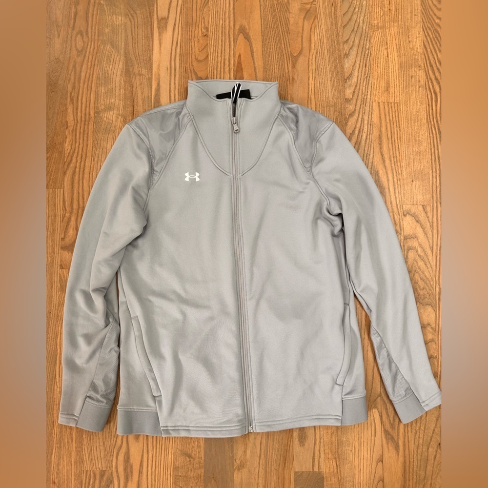 Under Armour Light Gray Mesh Jacket